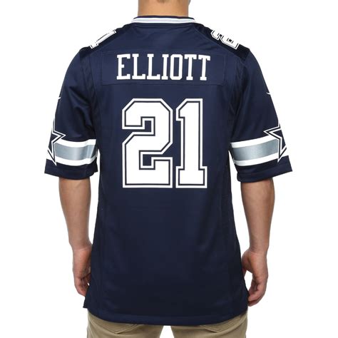 dallas cowboys ezekiel elliott nike game replica throwback jersey|nike ezekiel elliott jersey.